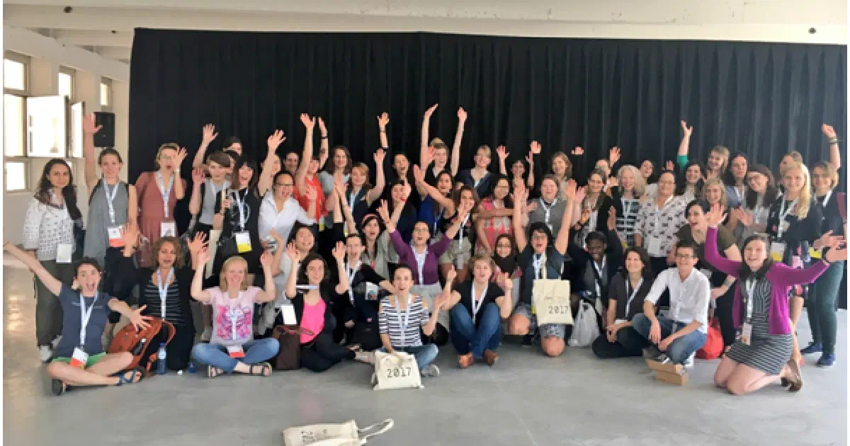 R-Ladies group photo at useR 2017 conference