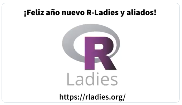 R-Ladies logo with the text rladies.org on a purple background