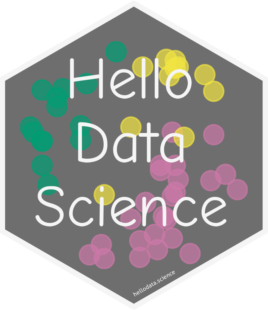 hellodatascience hex sticker
