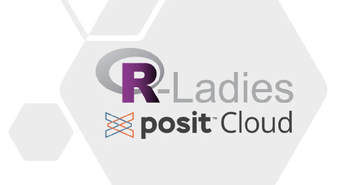 R-Ladies and Posit Cloud logos